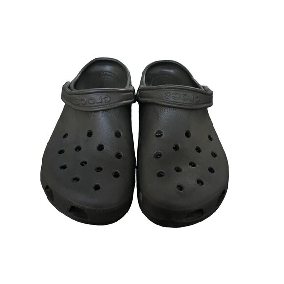Crocs Slip On Clogs Brown Unisex Women’s 10-11 Men’s 8-9 - Picture 2 of 8